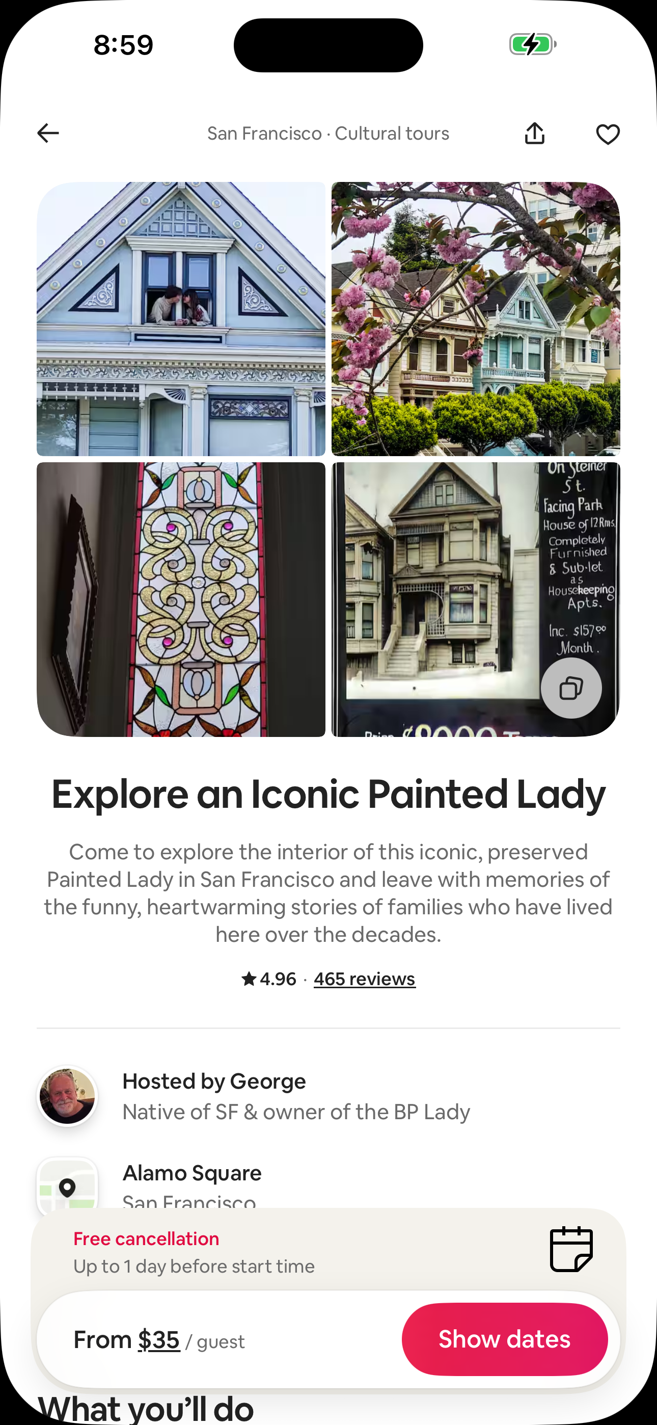 Experience Detail — Painted Lady