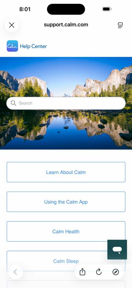 Settings — Help Center