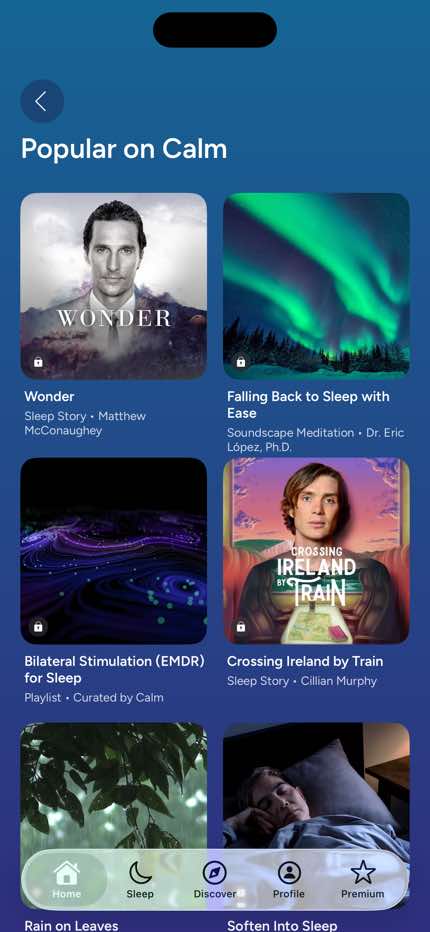 Home — Popular on Calm