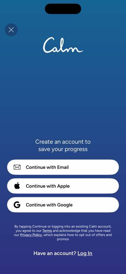 Auth — Select Sign-In Method