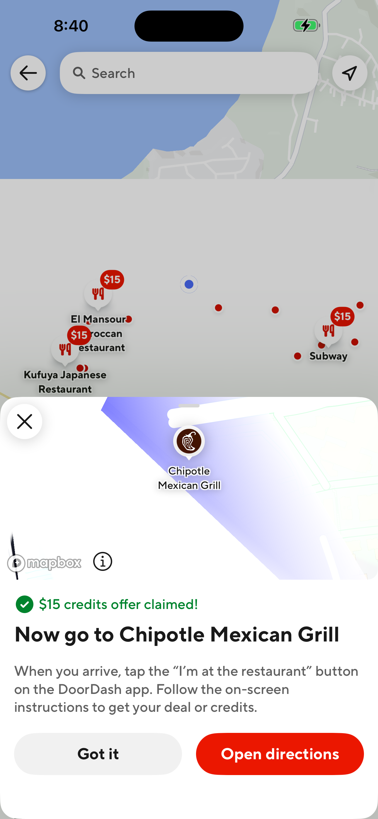 Going Out — deal claimed