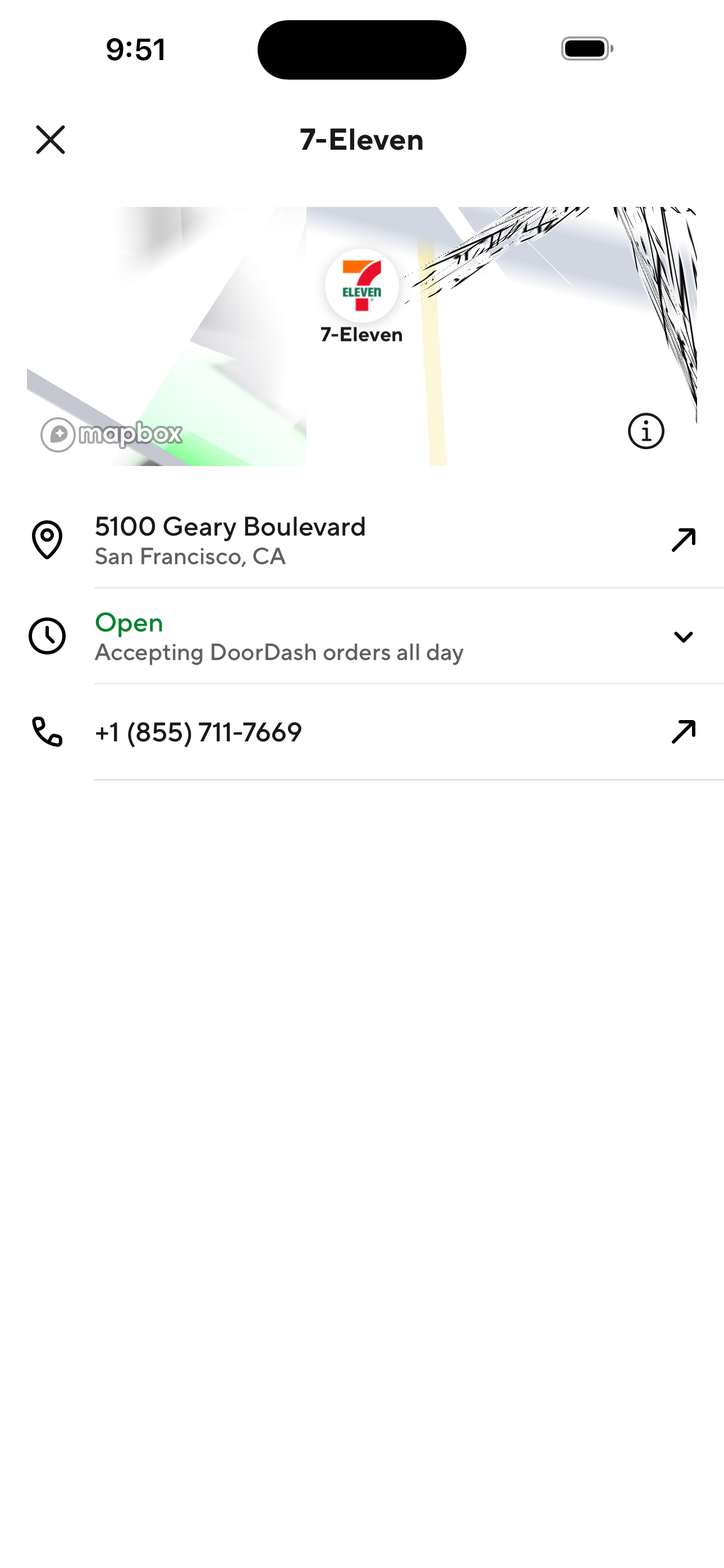 Store Info Detail Sheet