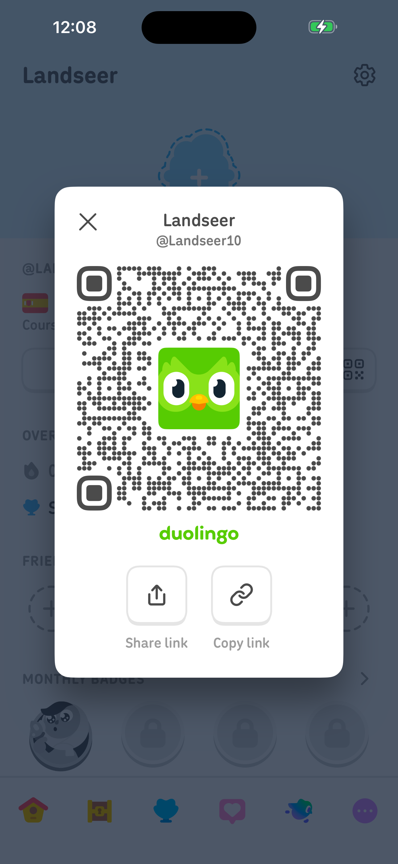 Profile QR Code — Share profile link