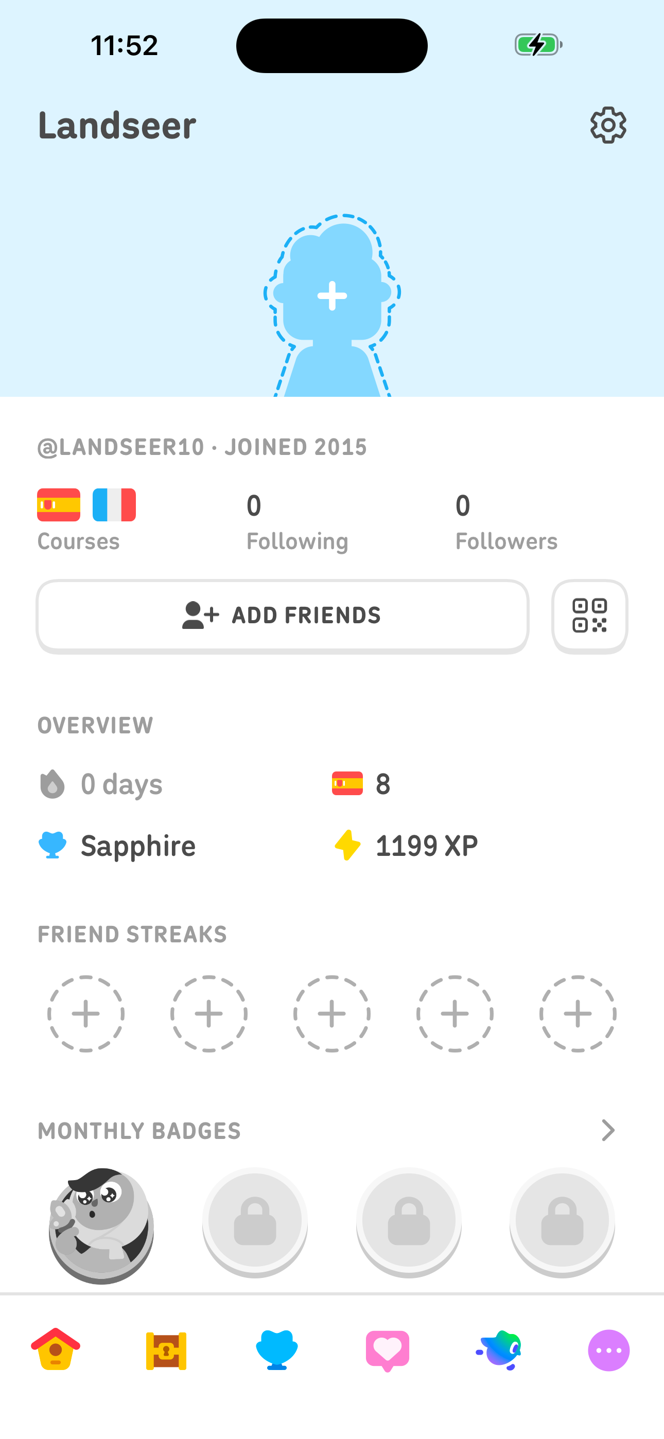 Profile — Landseer user profile