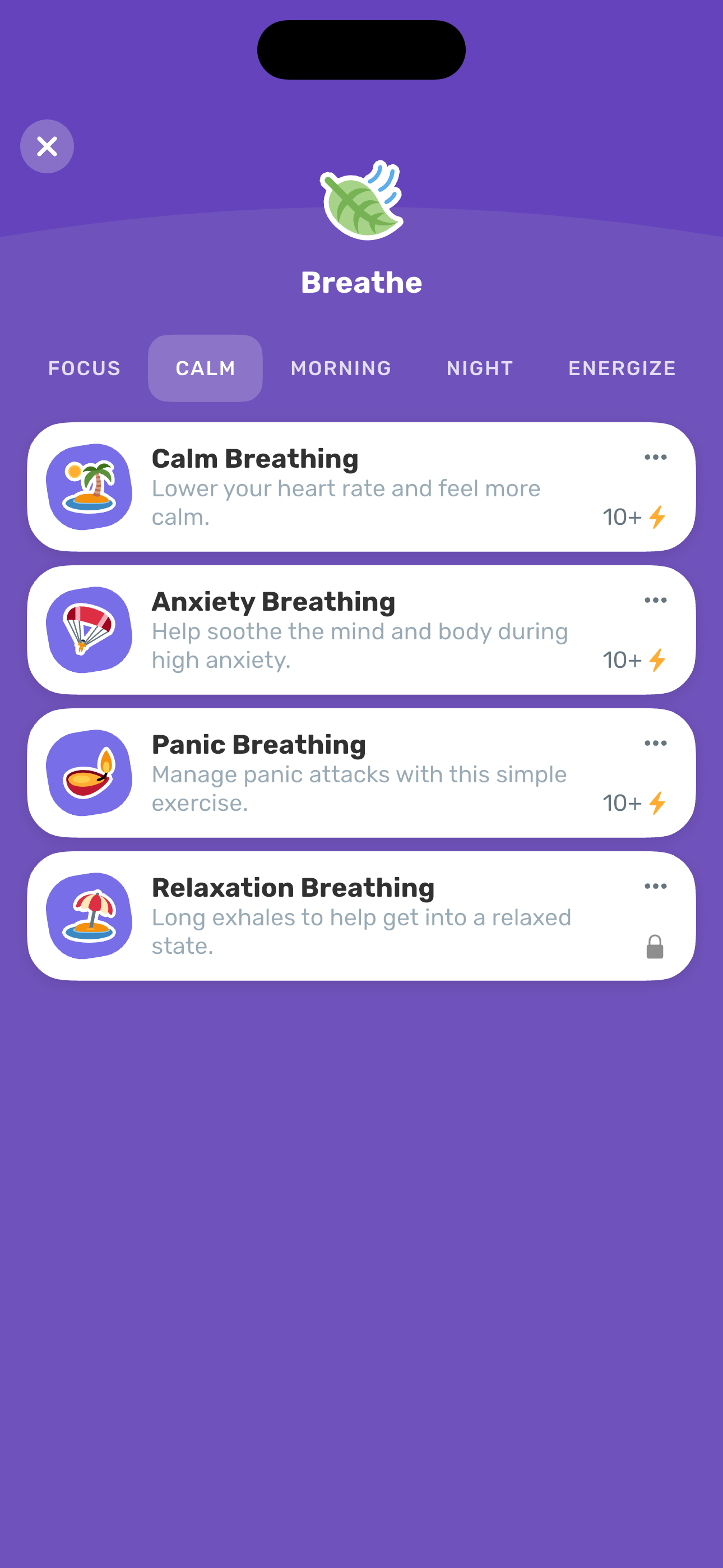 Breathe — Calm category