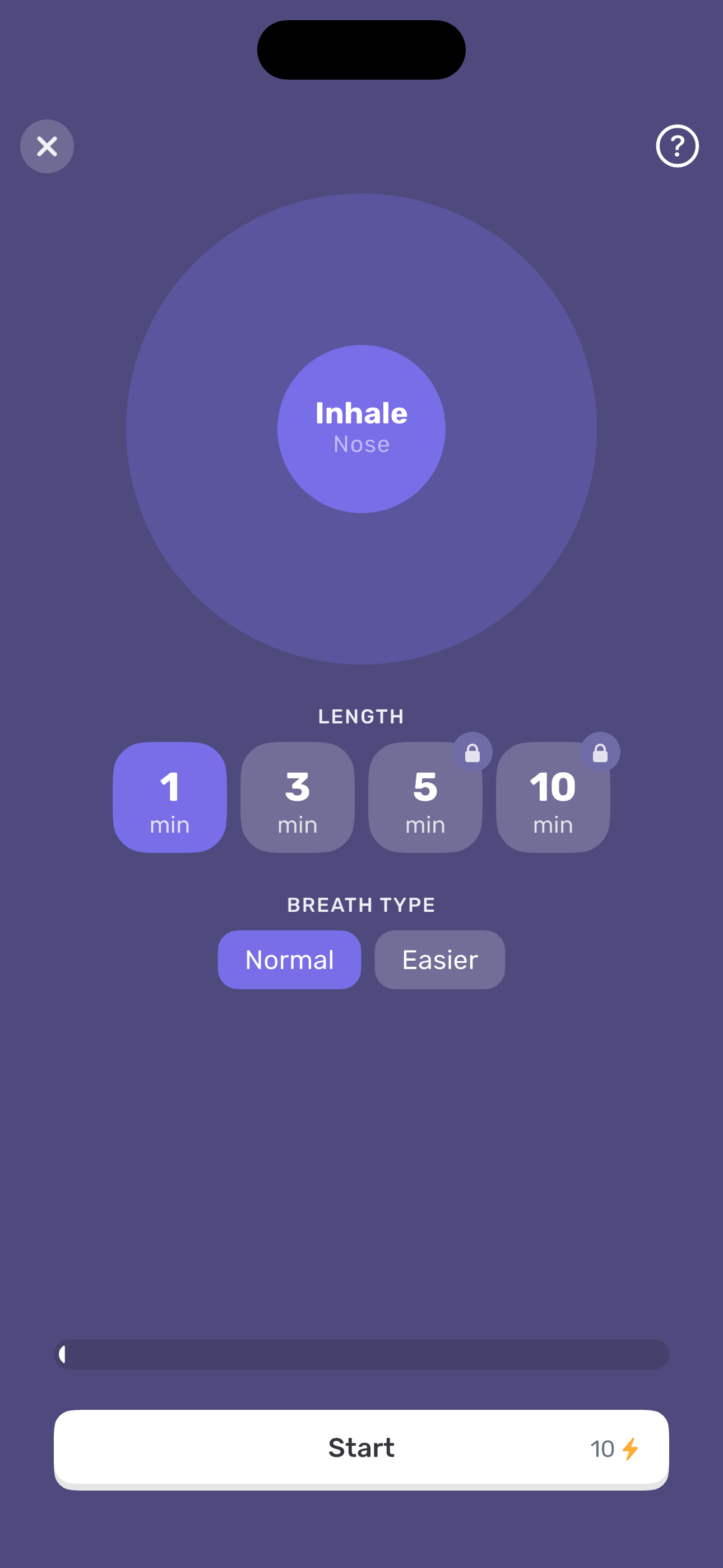 Focus Breathing — setup
