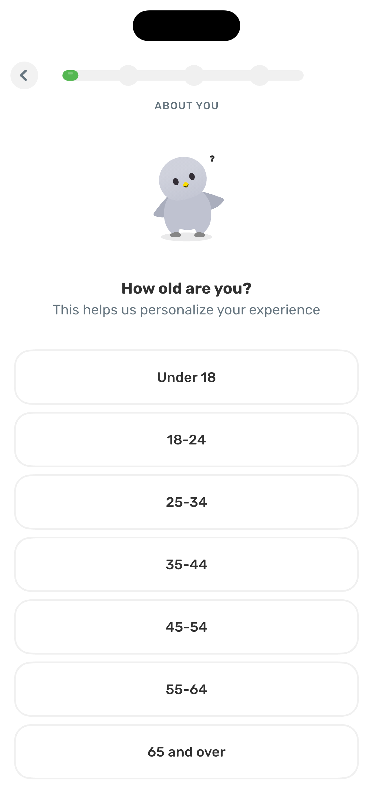 About You — age range