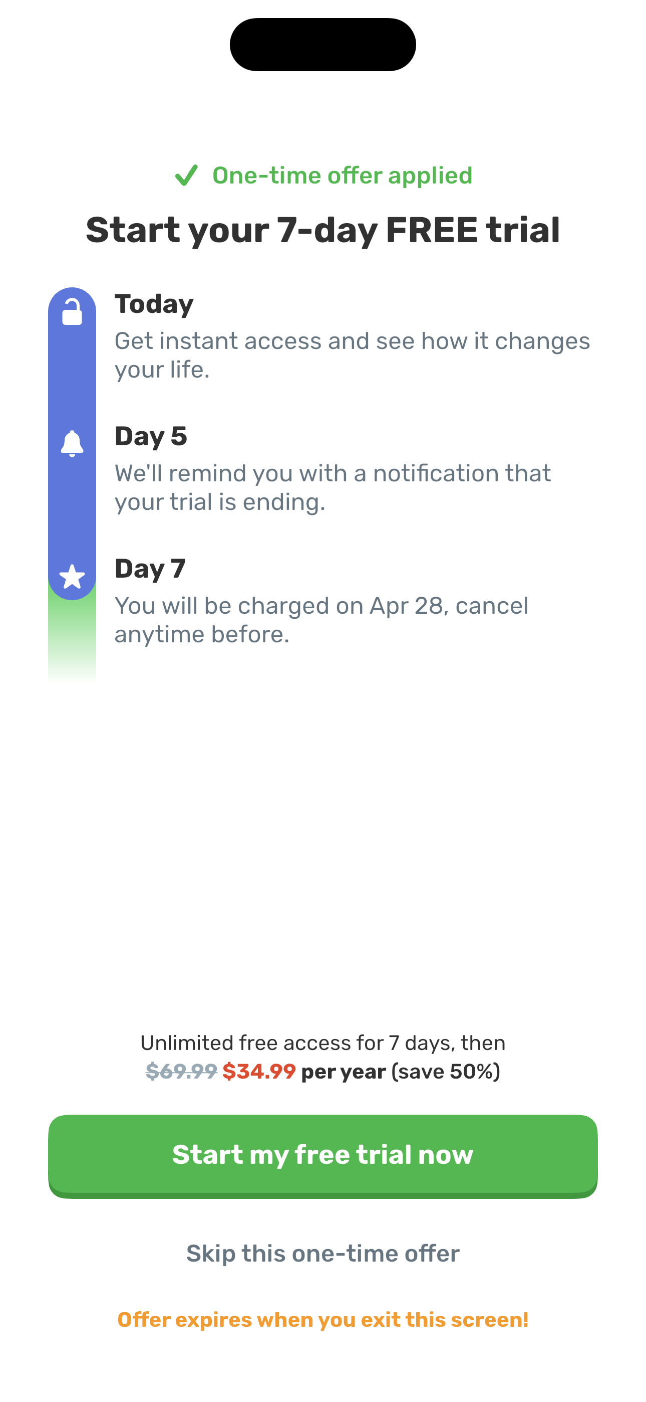 Plus paywall — offer details (STOP: real IAP)
