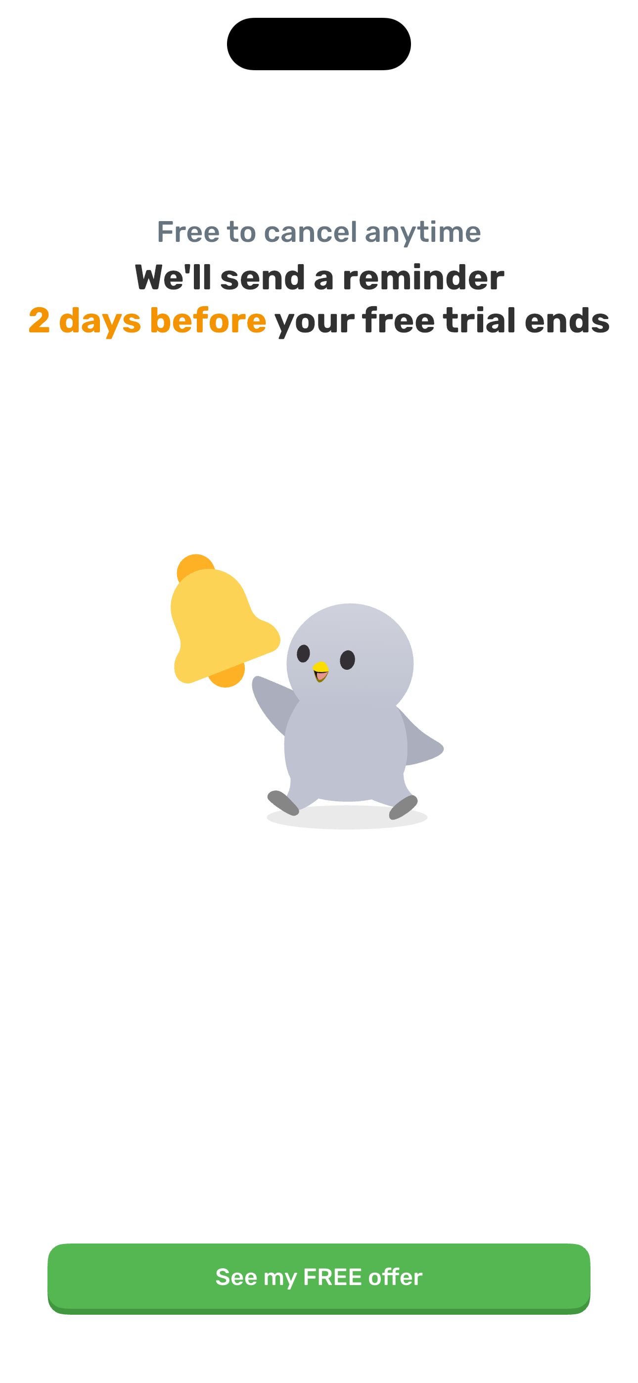 Plus paywall — 2-day reminder teaser