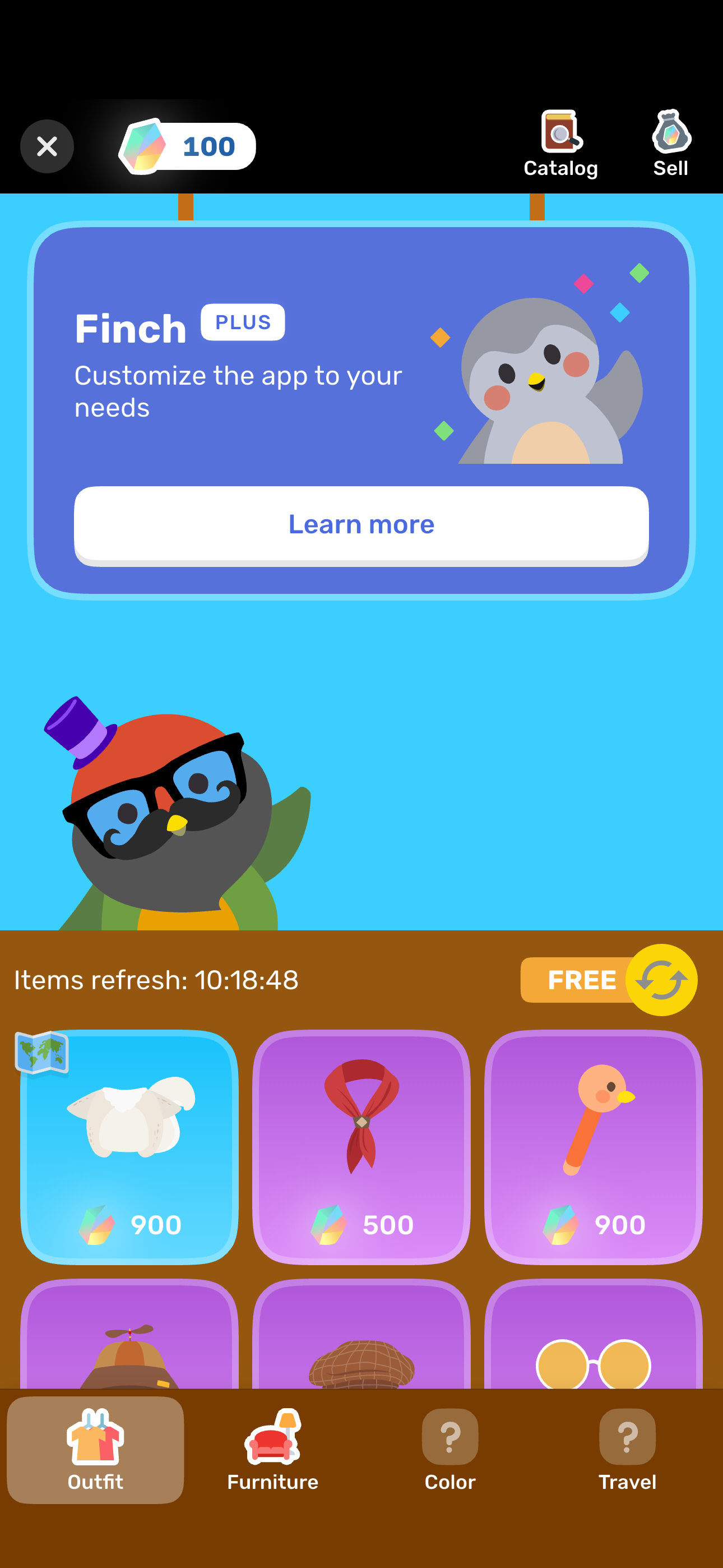 Outfit shop