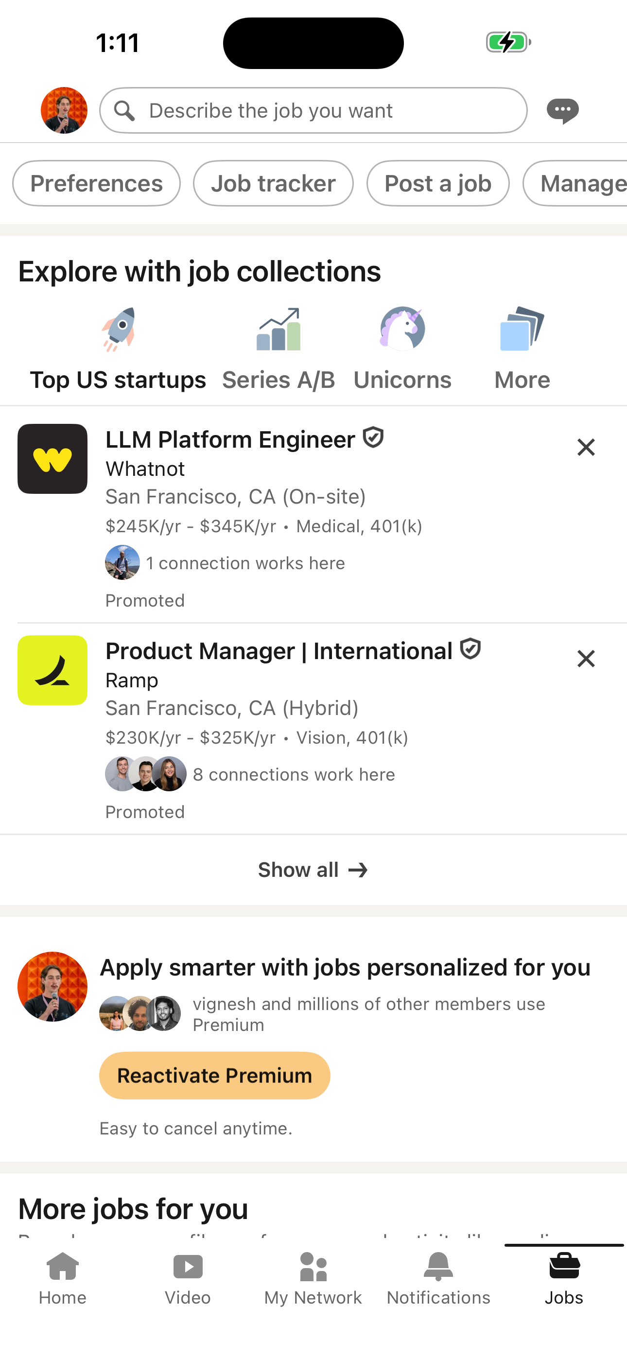 Jobs Home