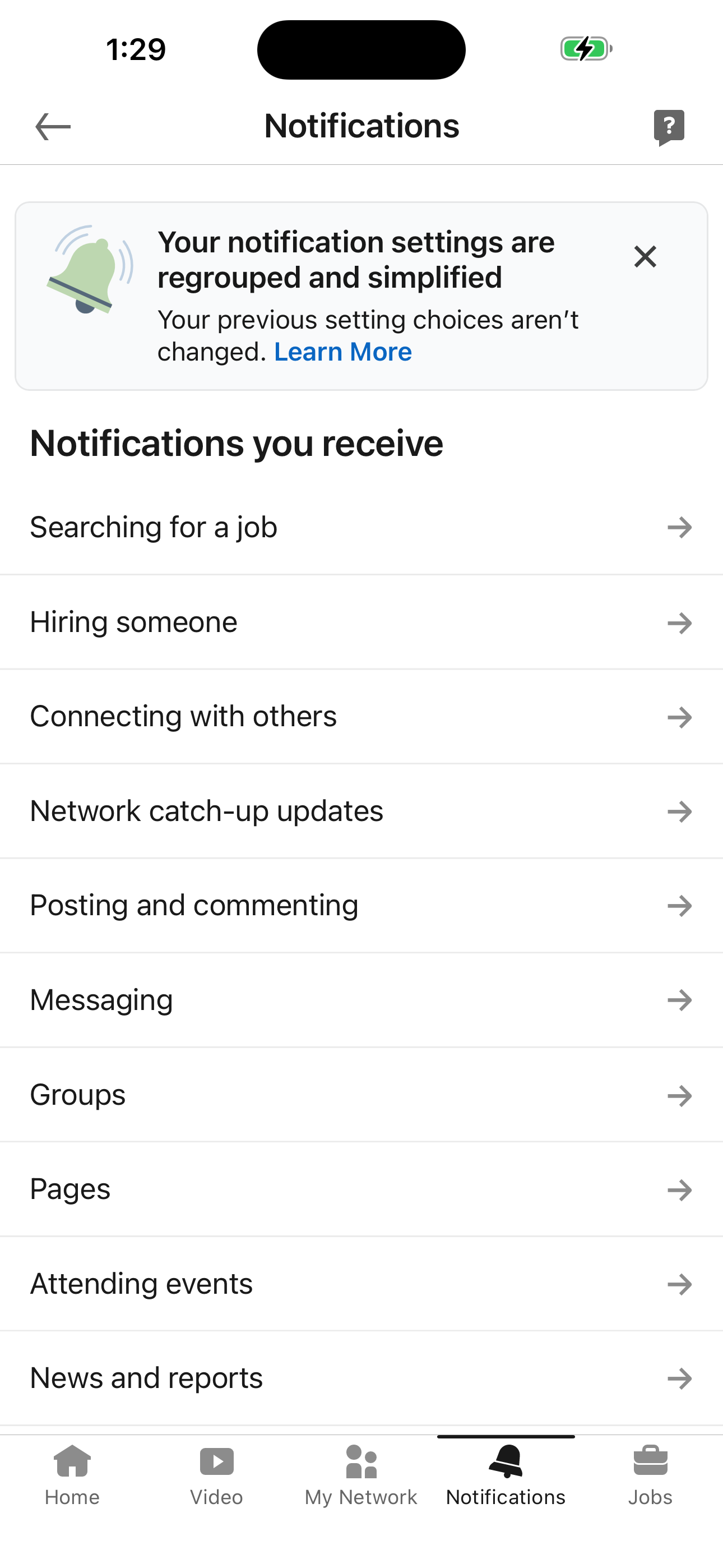 Notification Settings