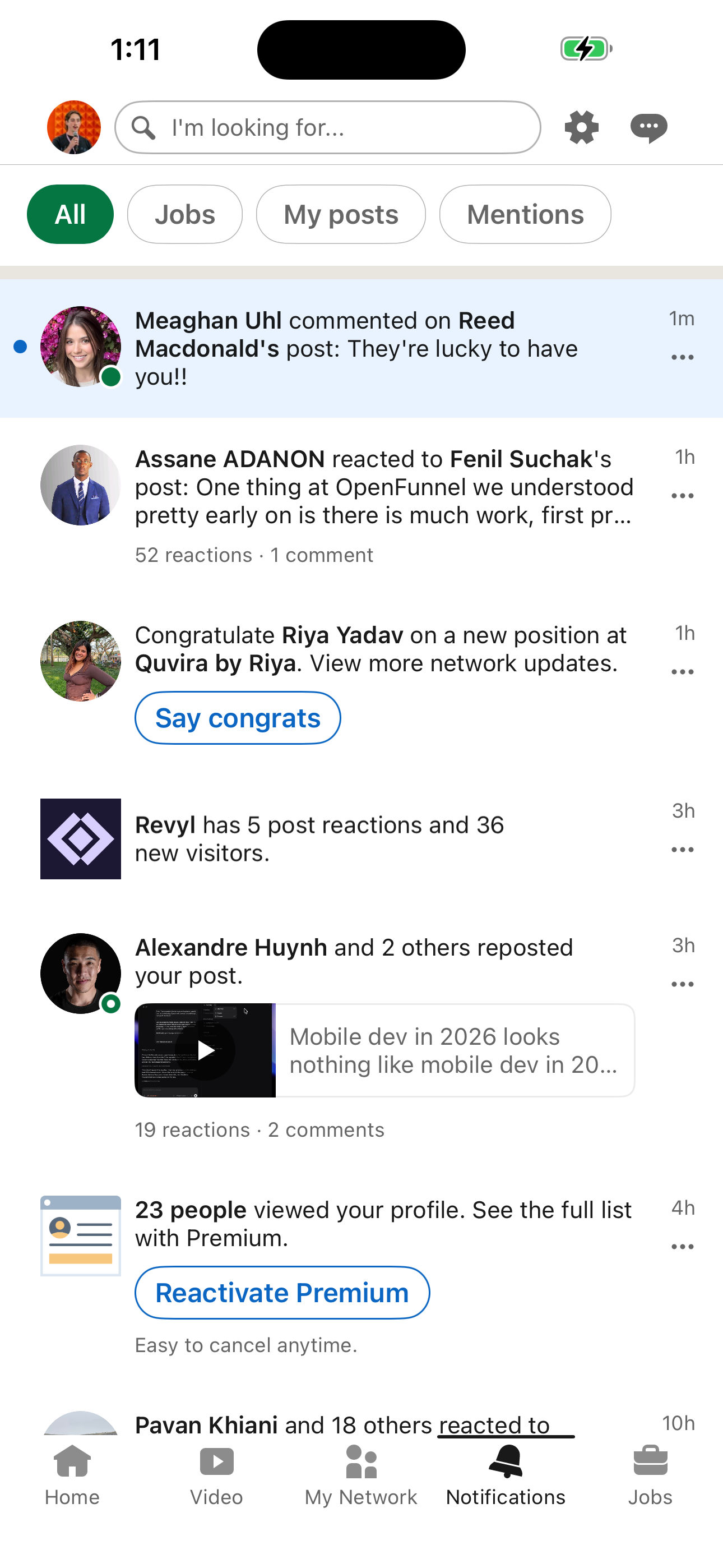 Notifications