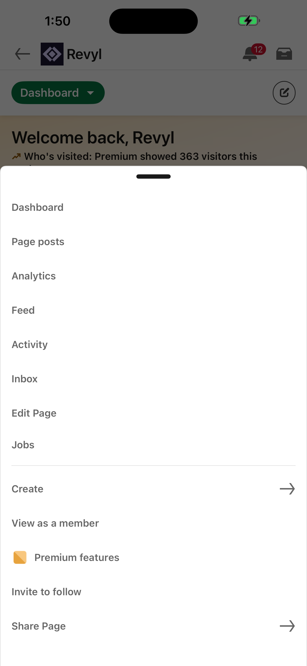 Page Admin Views (sheet)