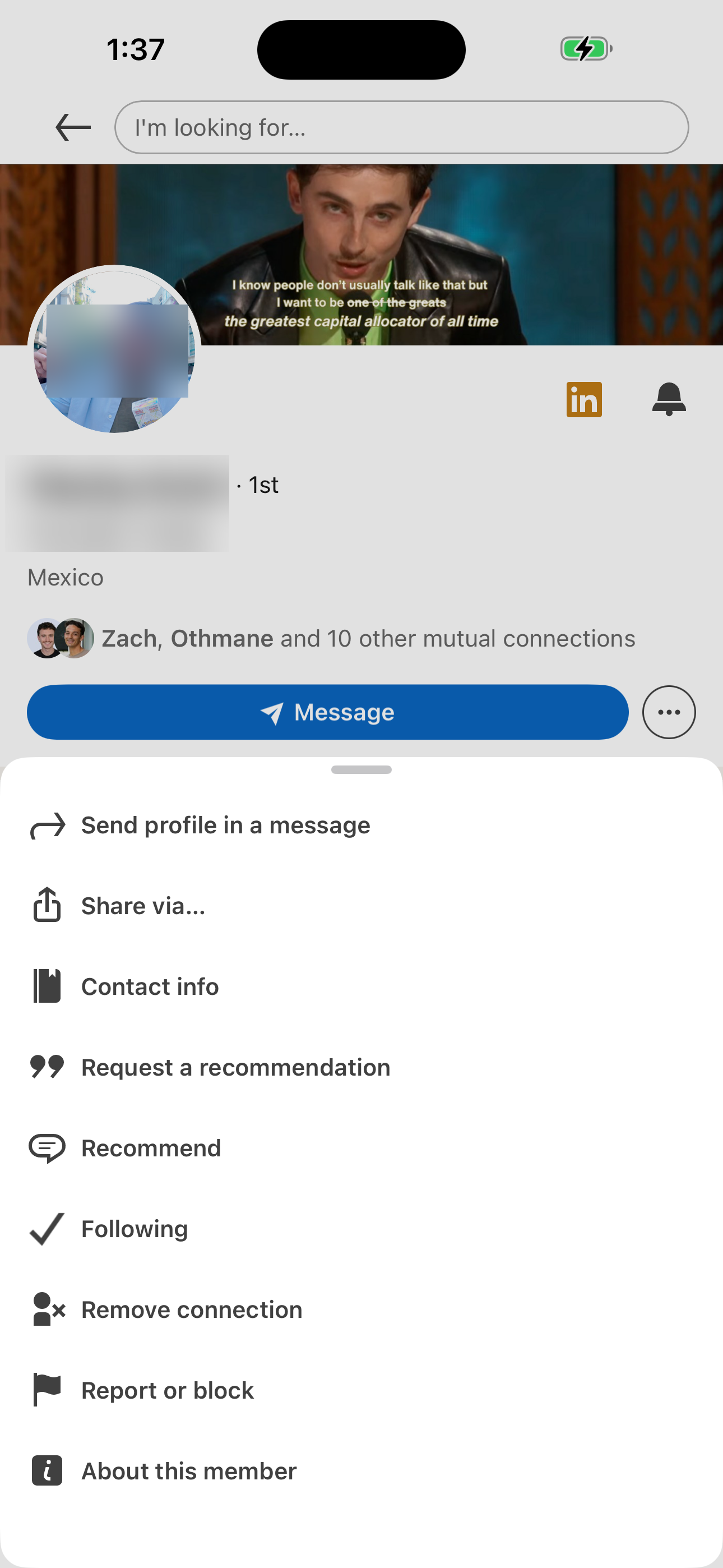Other Profile Overflow