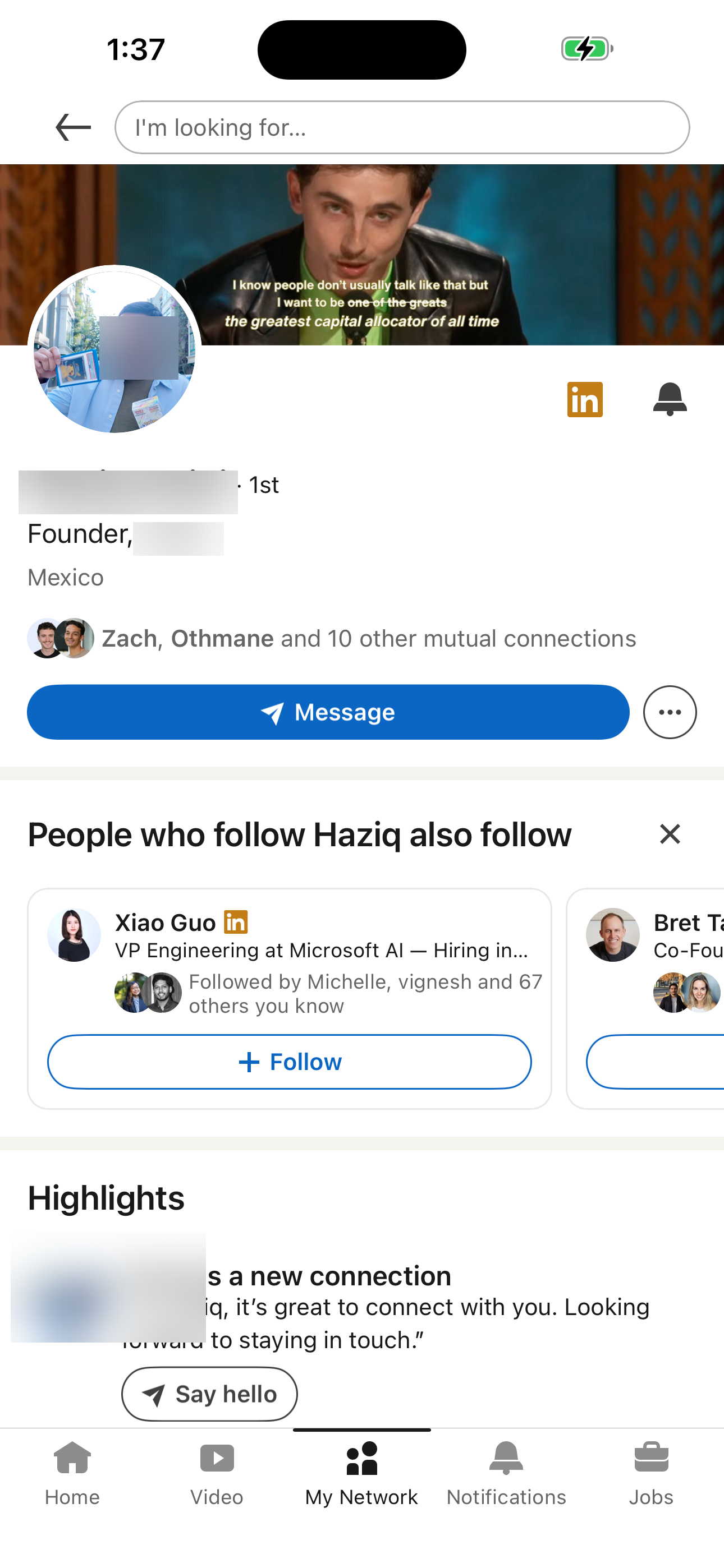 Other Member Profile