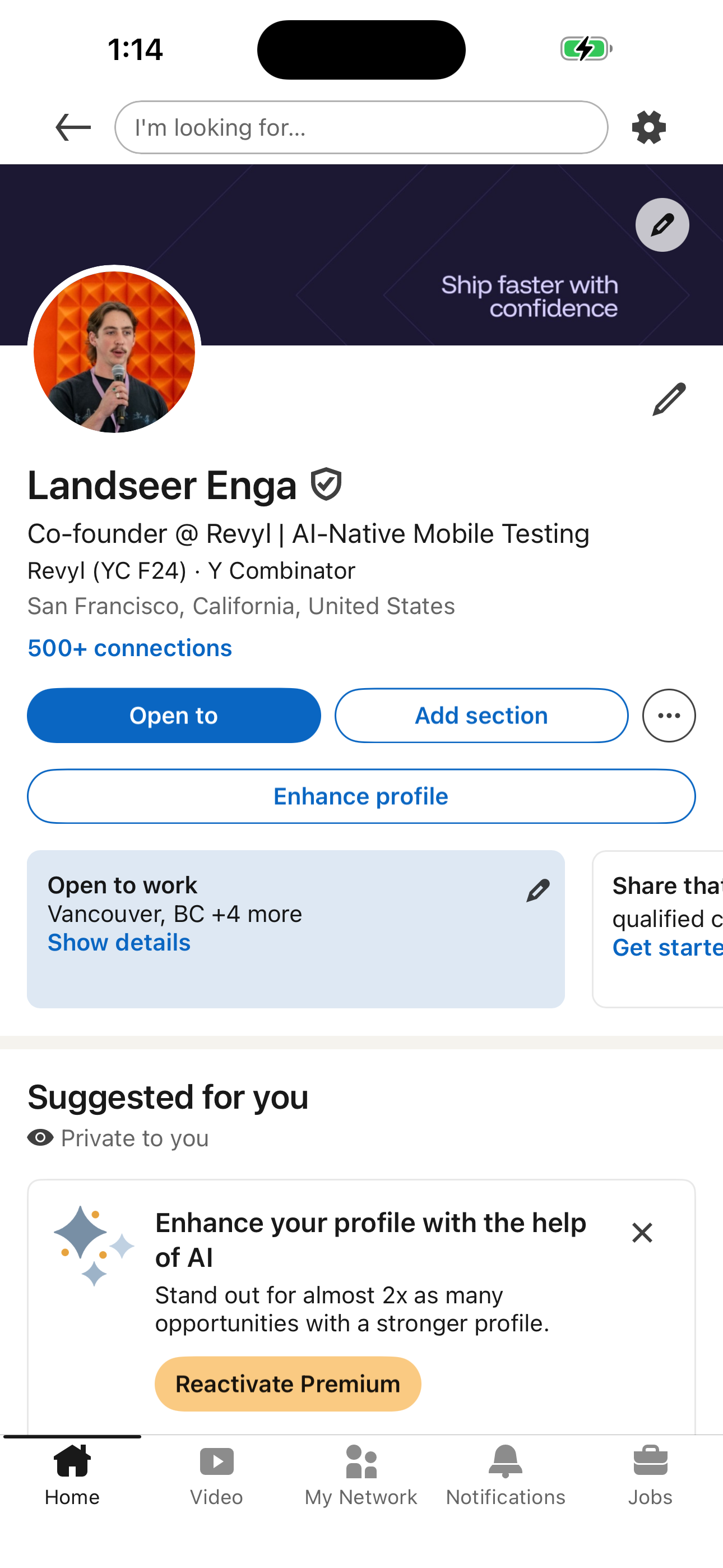 Own Profile