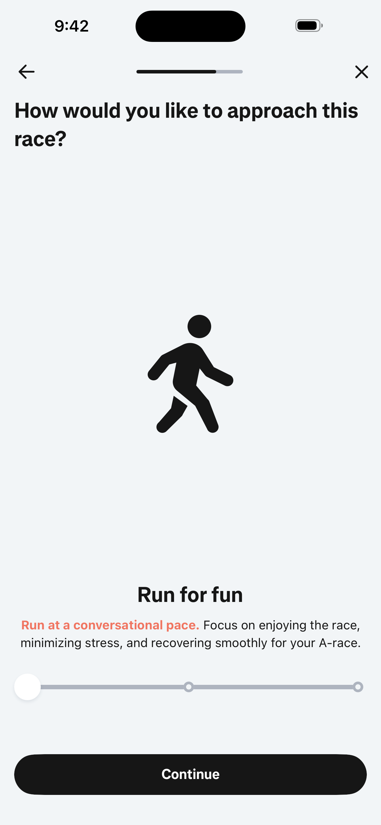 B-Race — Approach Slider