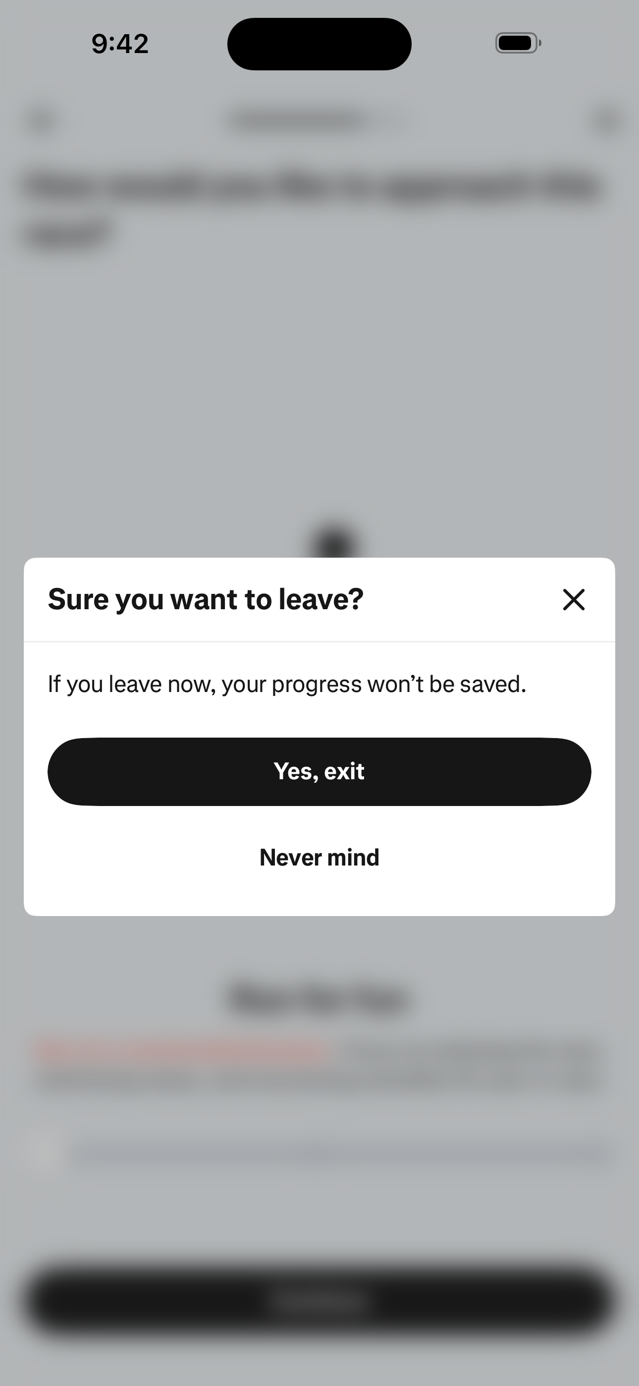 B-Race — Leave Confirm