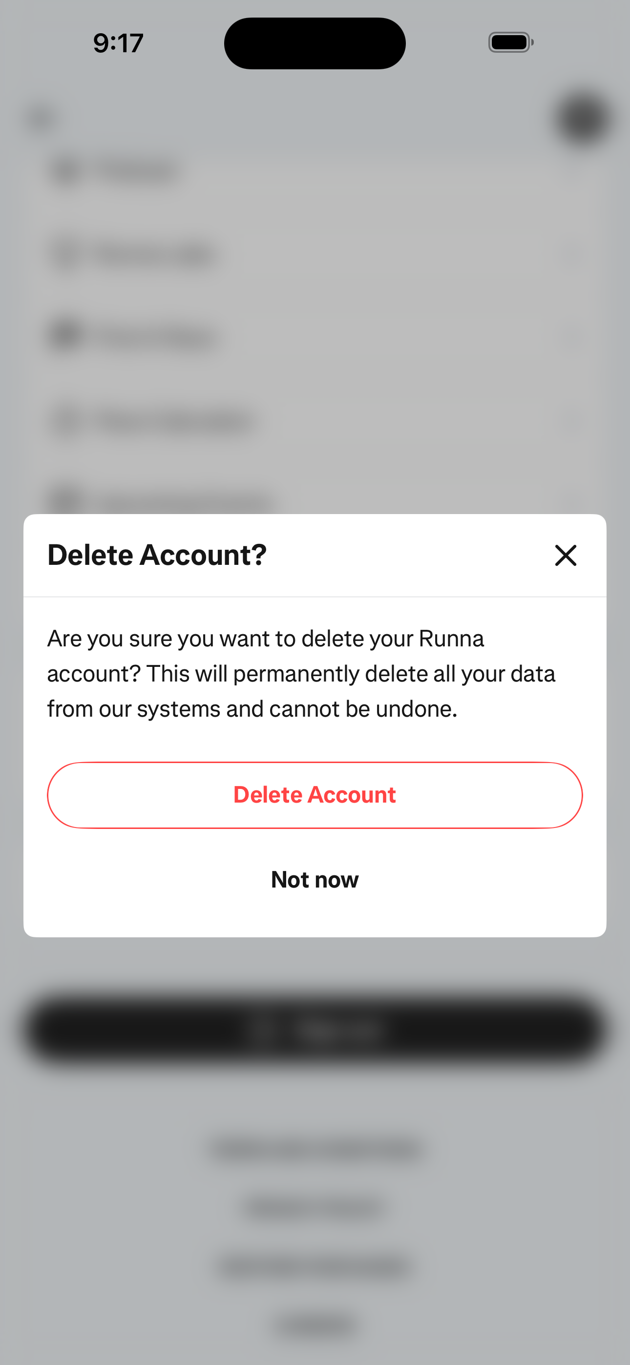 Delete Account Confirm