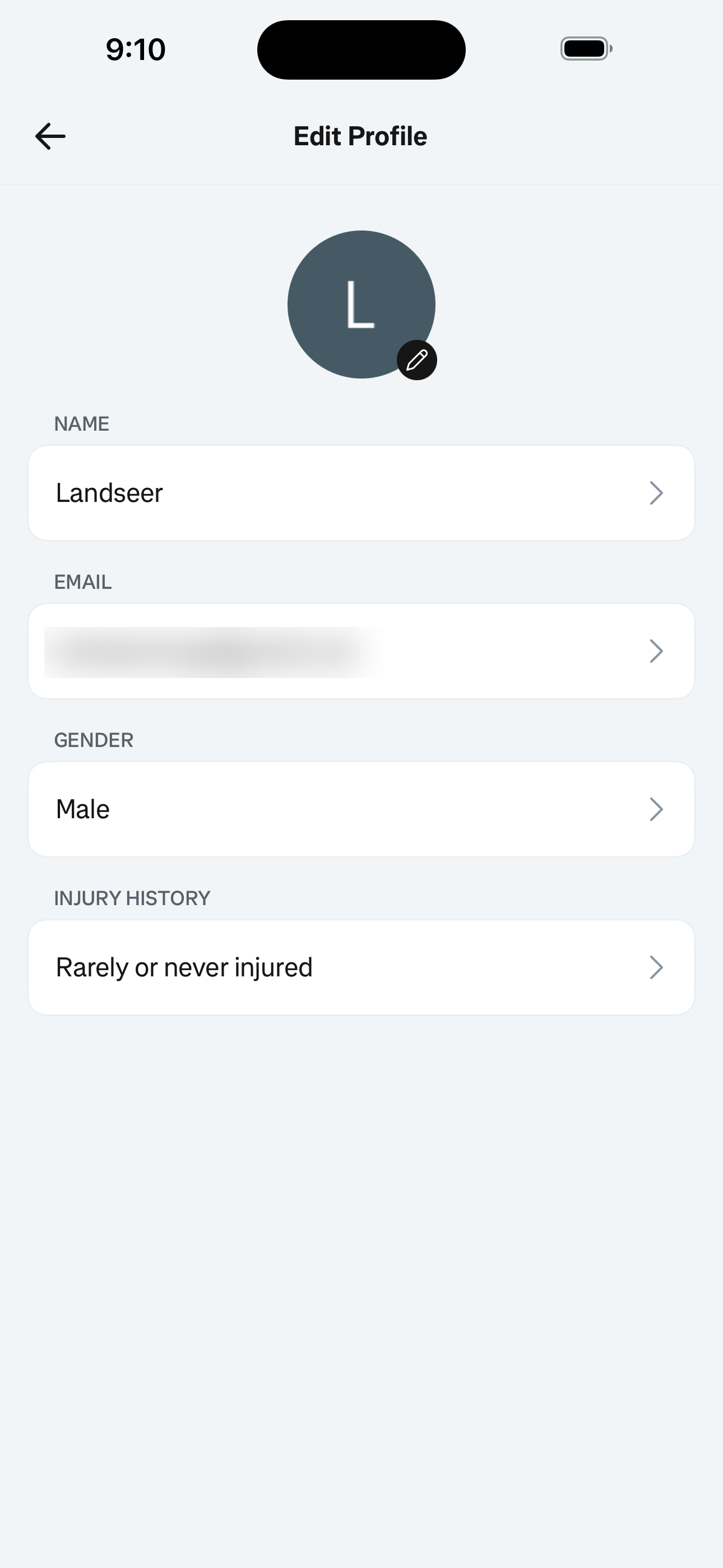 Edit Profile