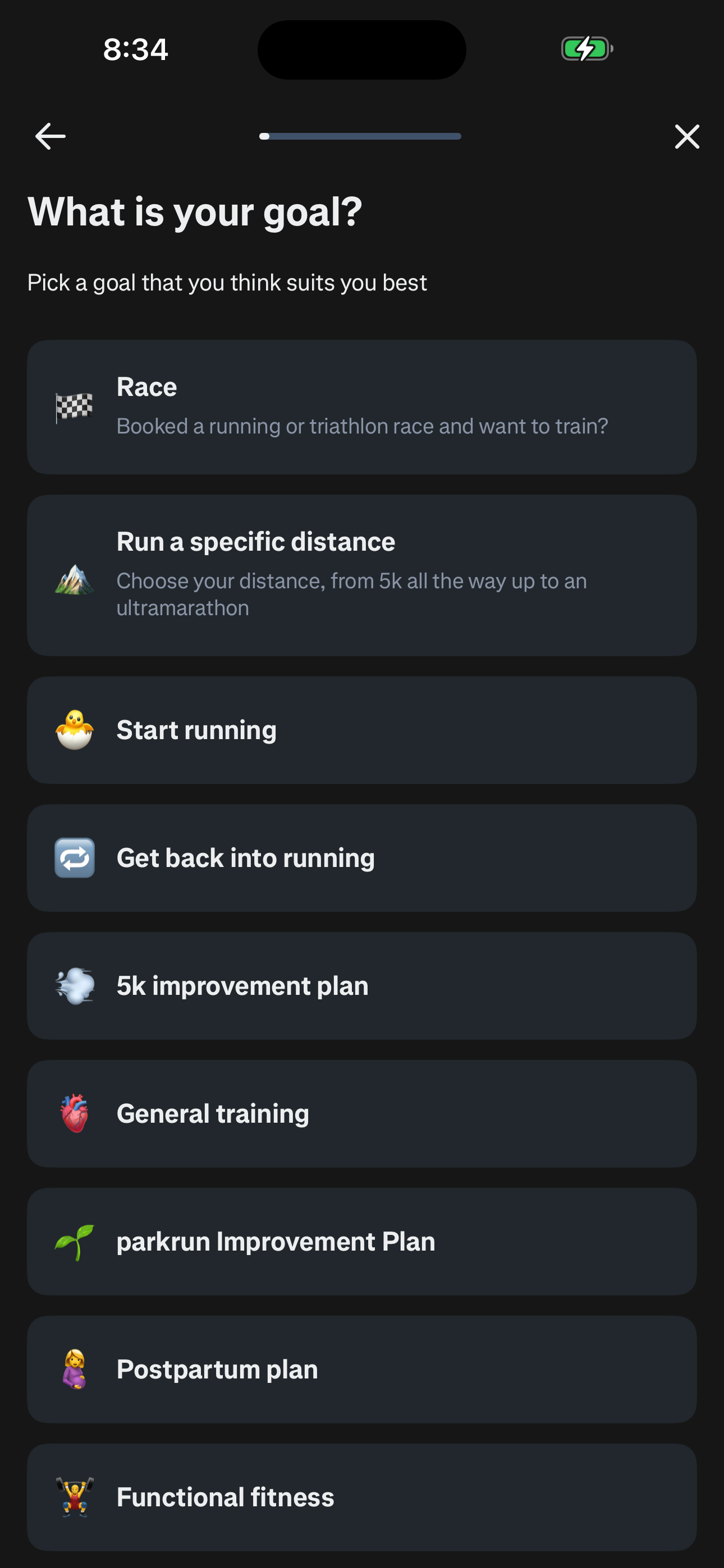 Onboarding — Goal