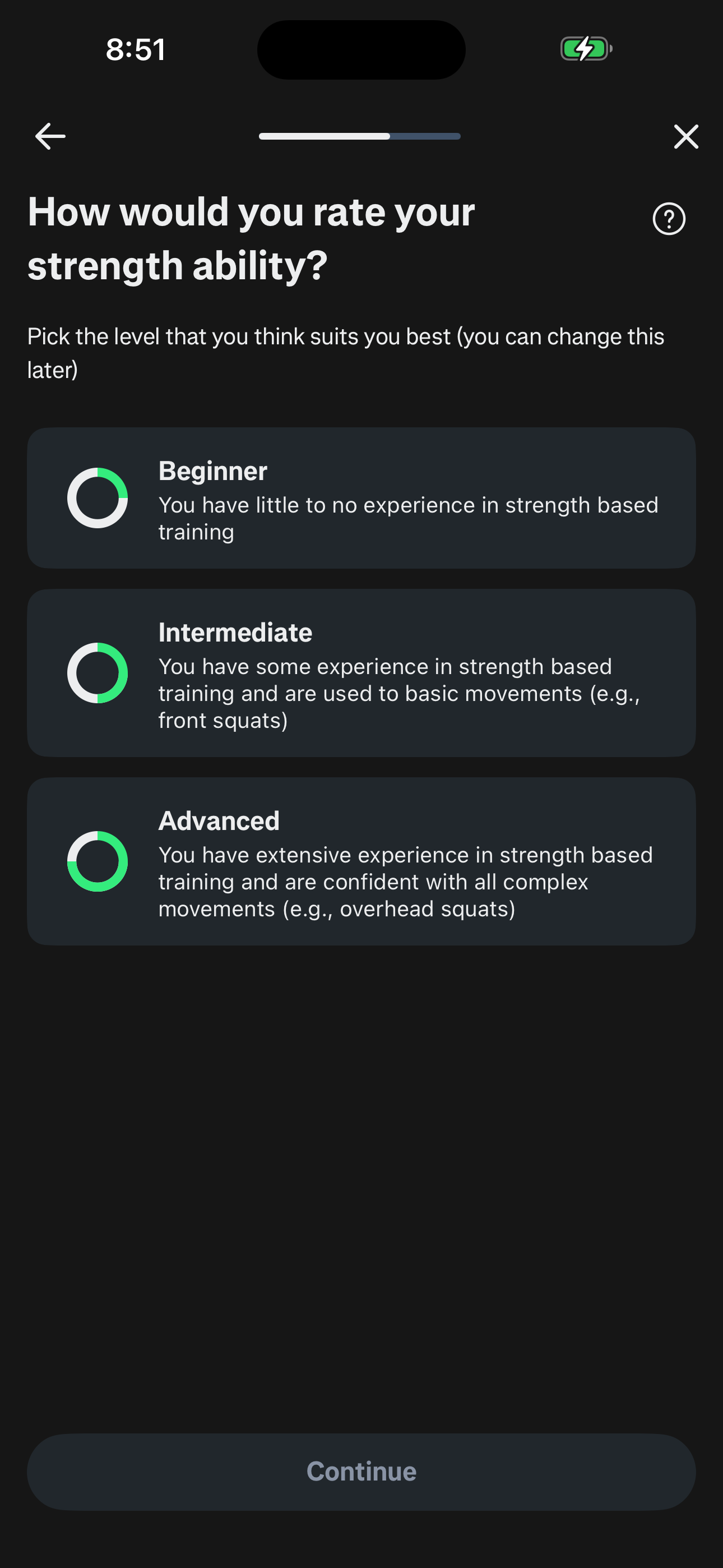 Onboarding — Strength Ability