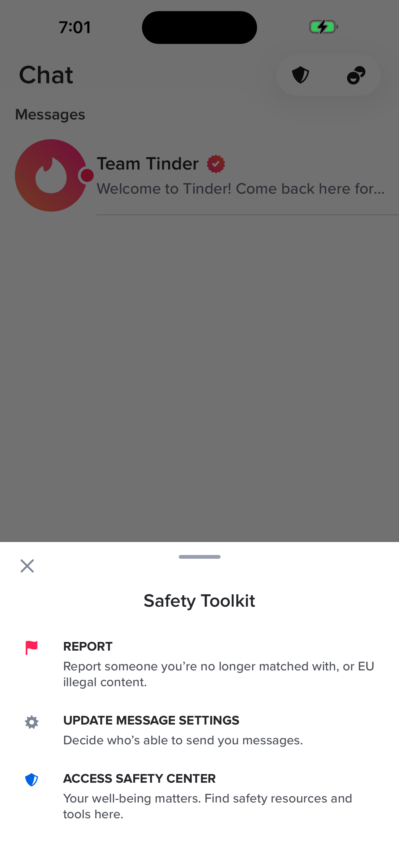 Chat — Safety Toolkit (sheet)