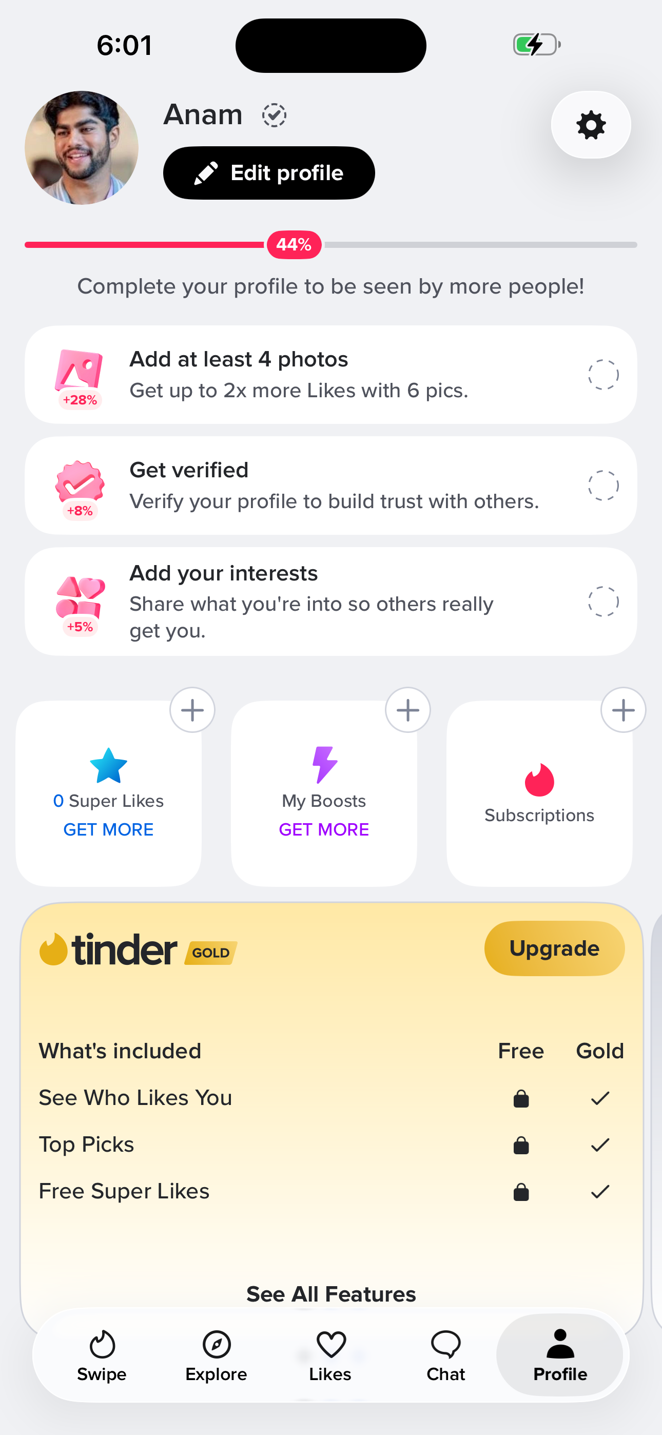 Profile (Tab)