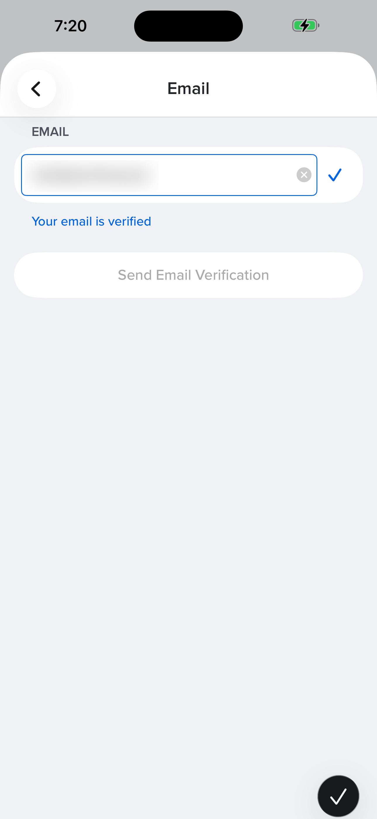 Settings — Email