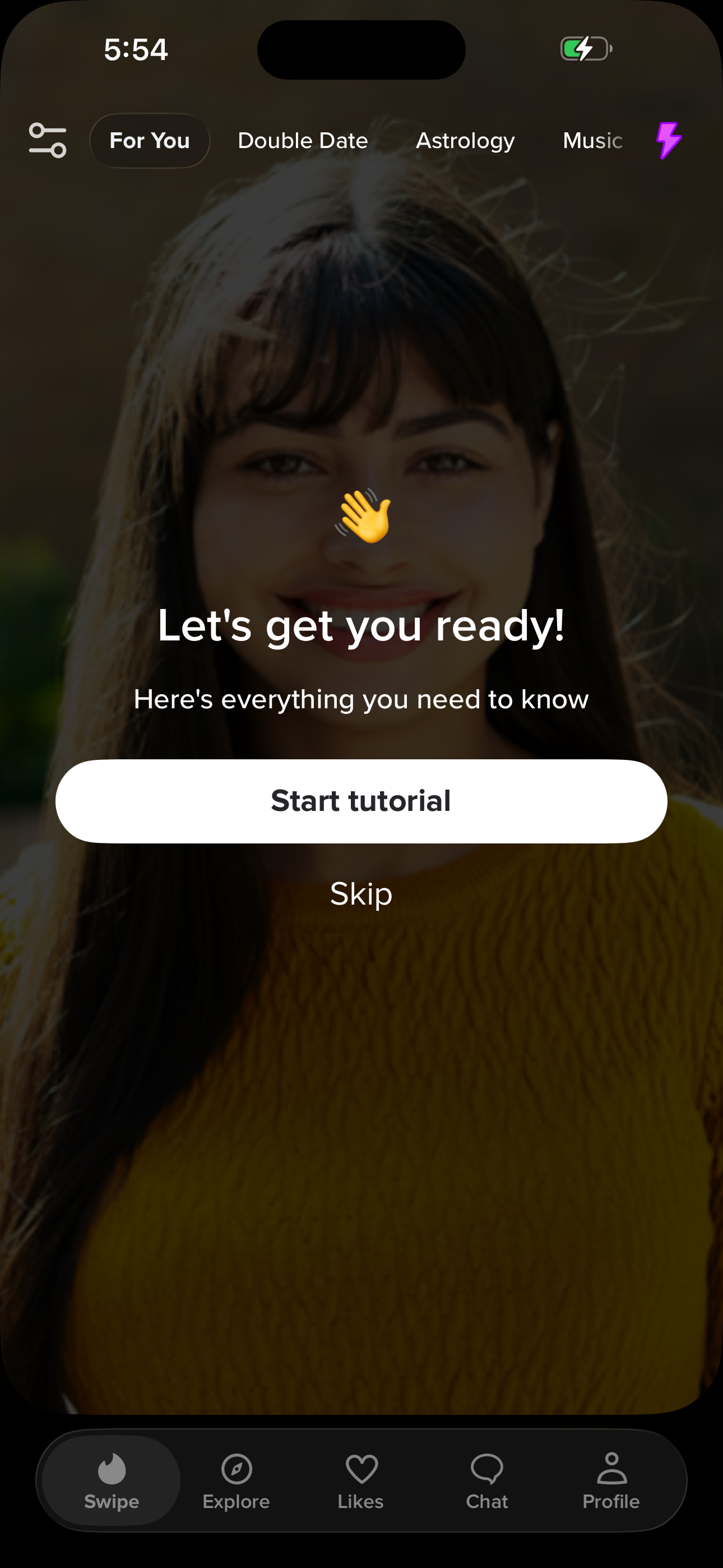 Swipe Deck — Tutorial Prompt