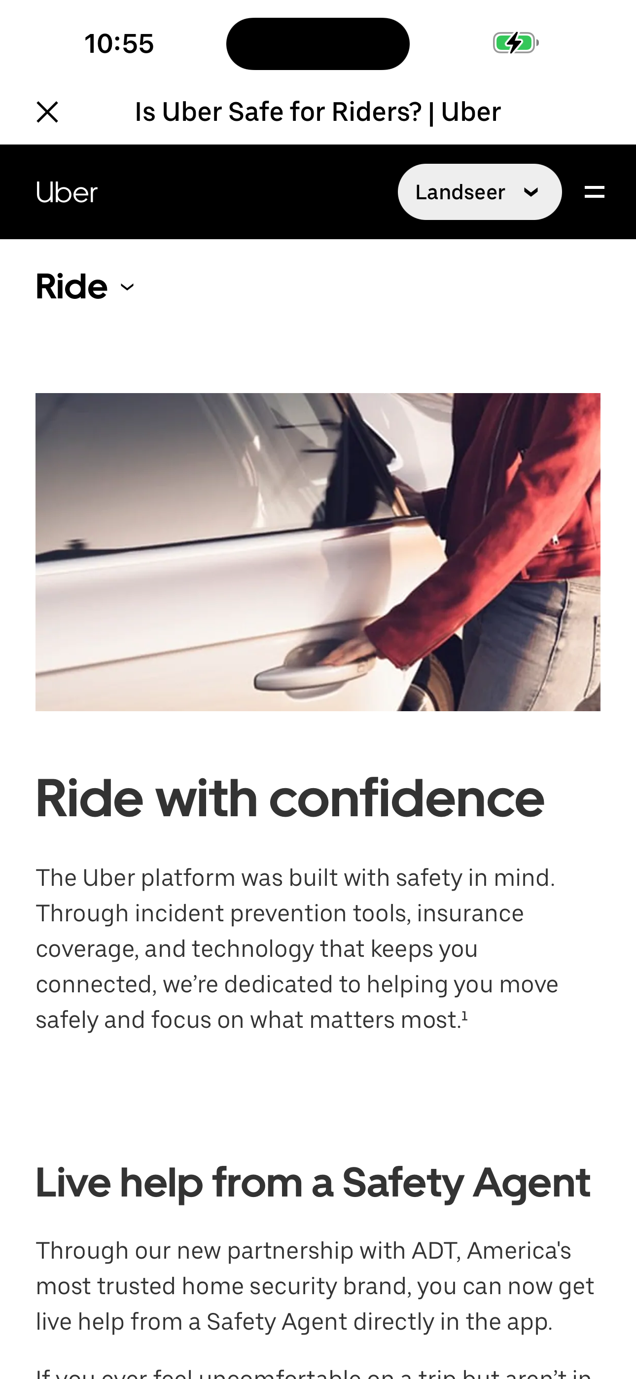 Safety tips (web article)