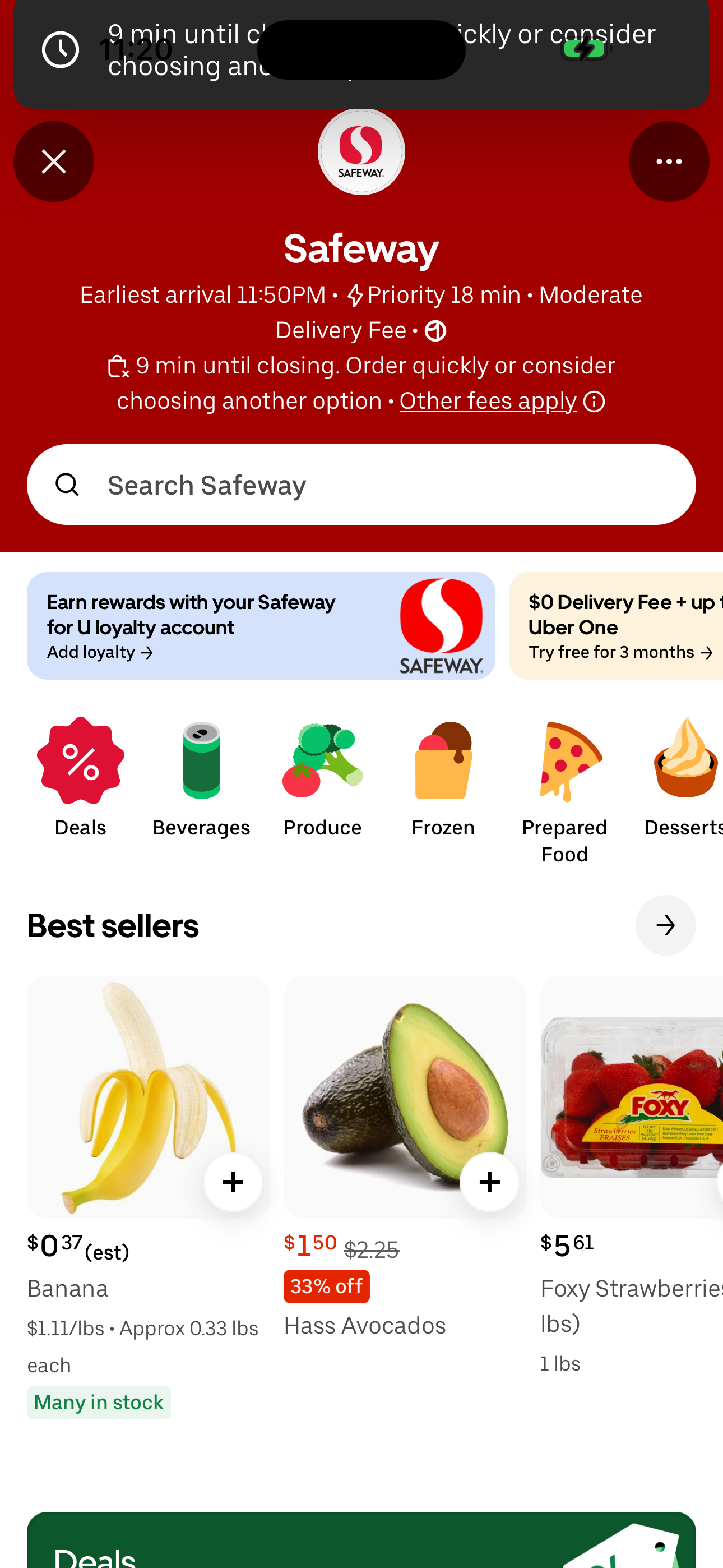 Store — full supermarket (Safeway)