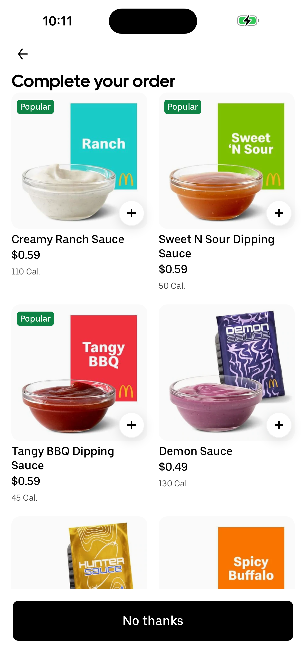 Complete your order — upsell