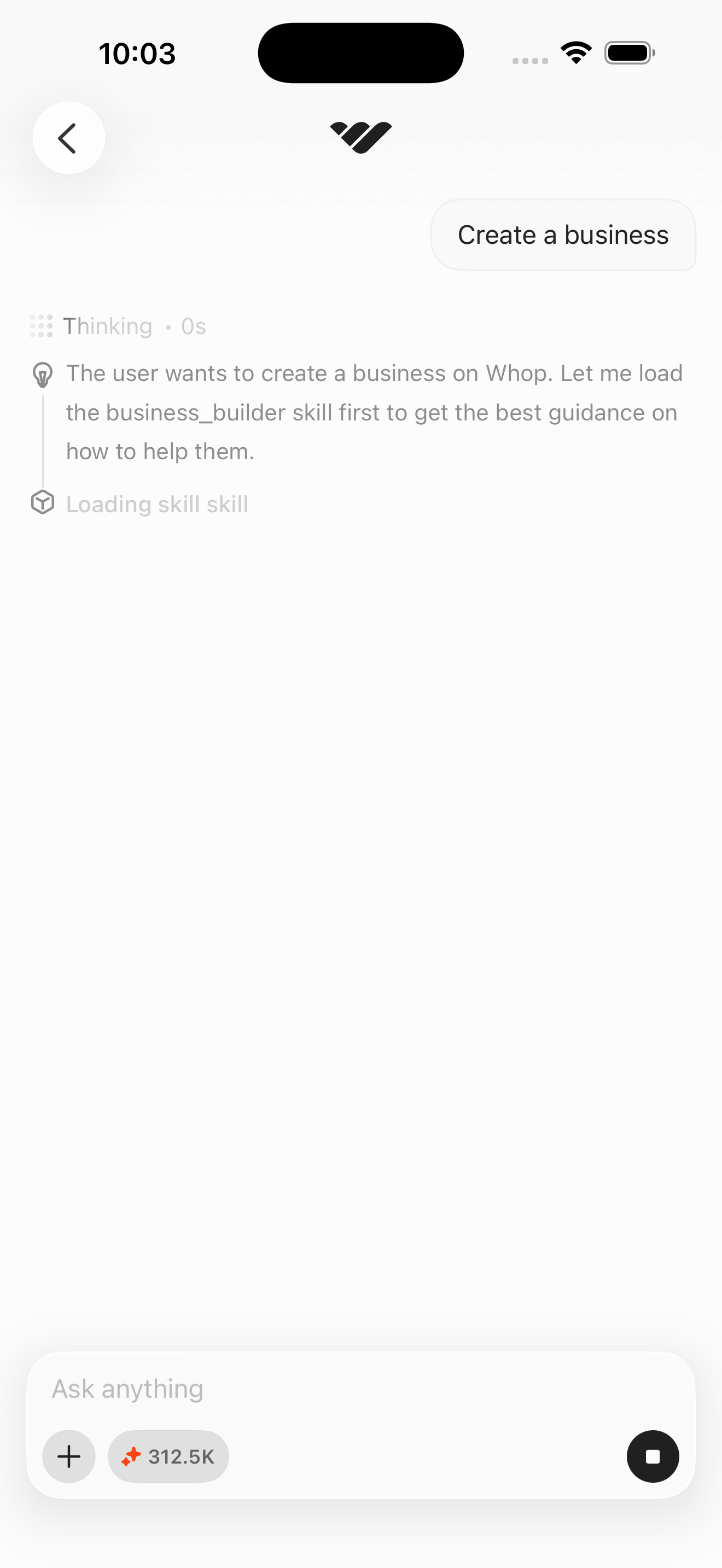 AI Agent — Create a business (active thinking)